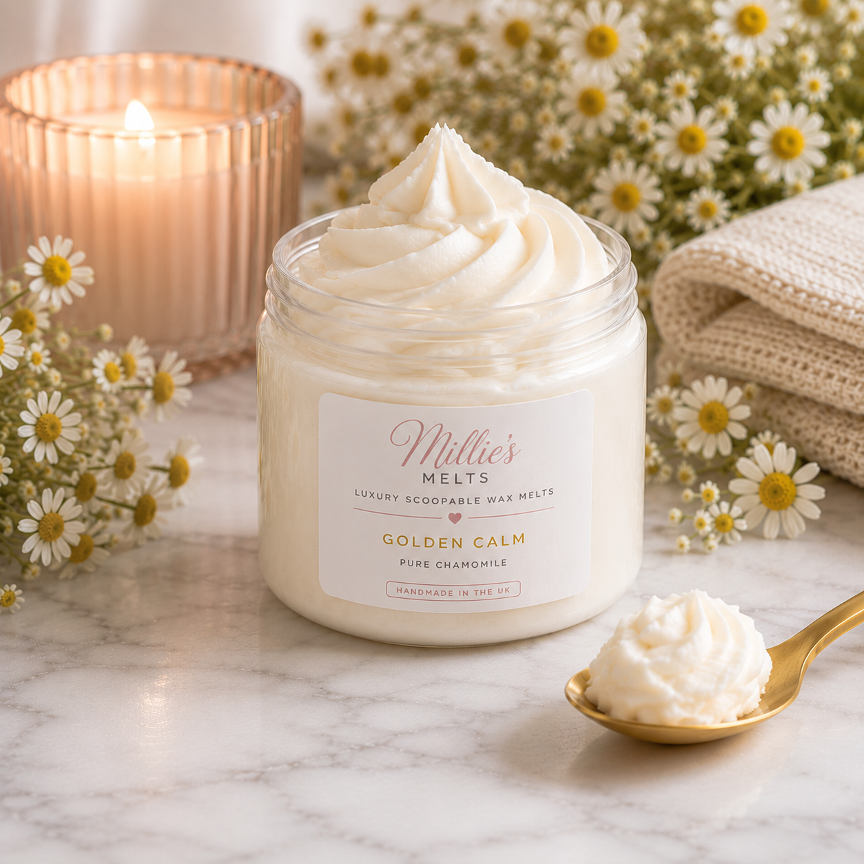 Golden Calm | Luxury Scoopable Wax Melts